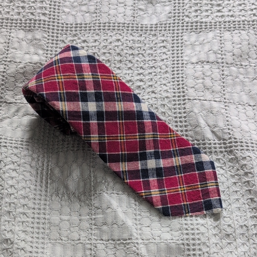Classic Madras Cotton Tie